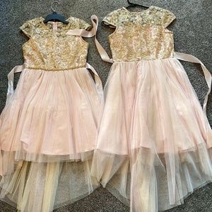 Matching dresses for Jr Bridesmaid or formal event (JUST THE SIZE 12)